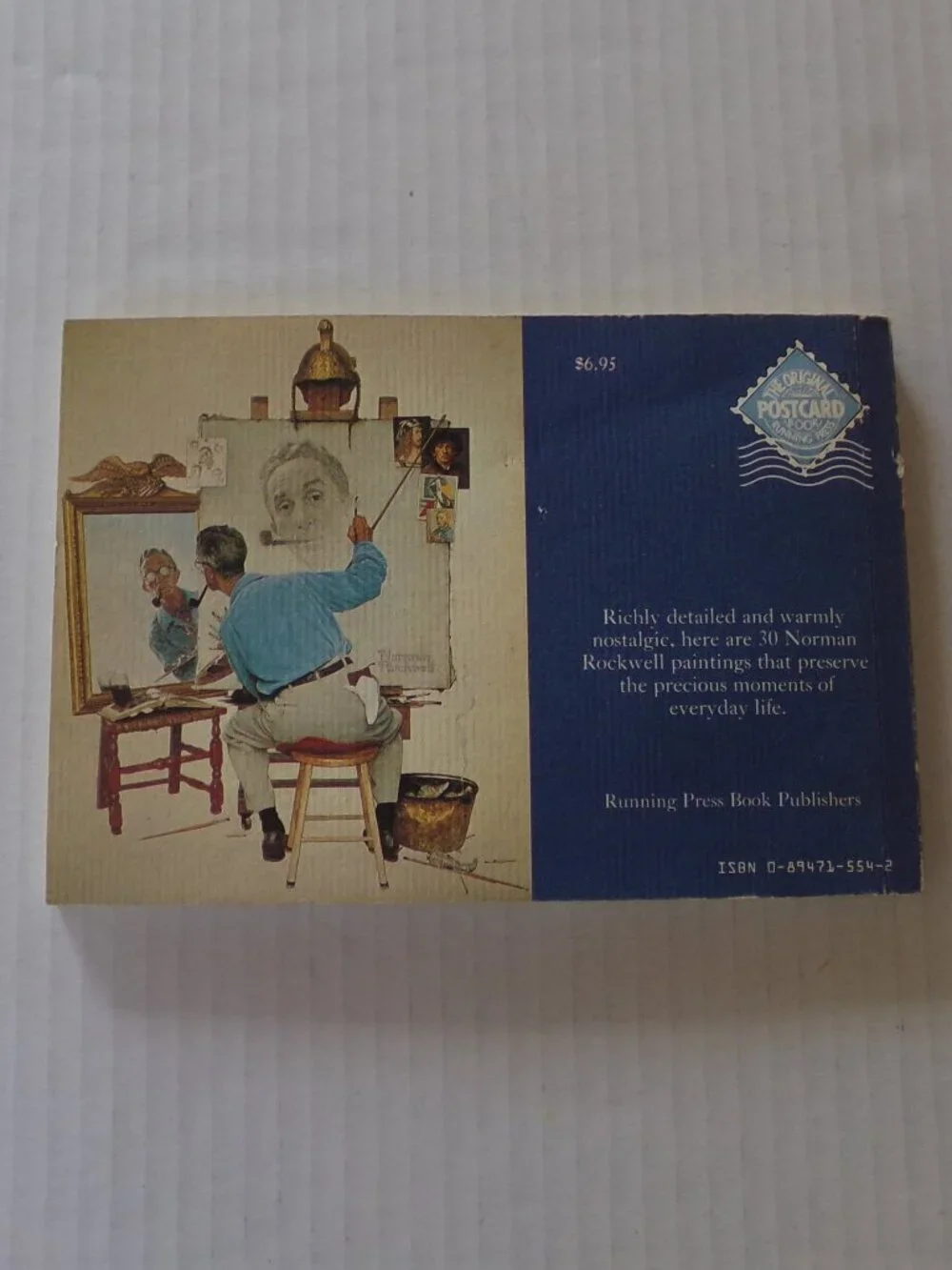 Norman Rockwell Postcard Book 30 Classic Full Color Scenes Nostalgic